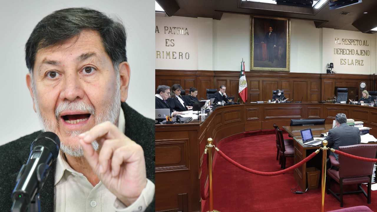 Gerardo Fernández Noroña arremetió contra la SCJN por rechazar el listado de candidatos a participar en la elección judicial.