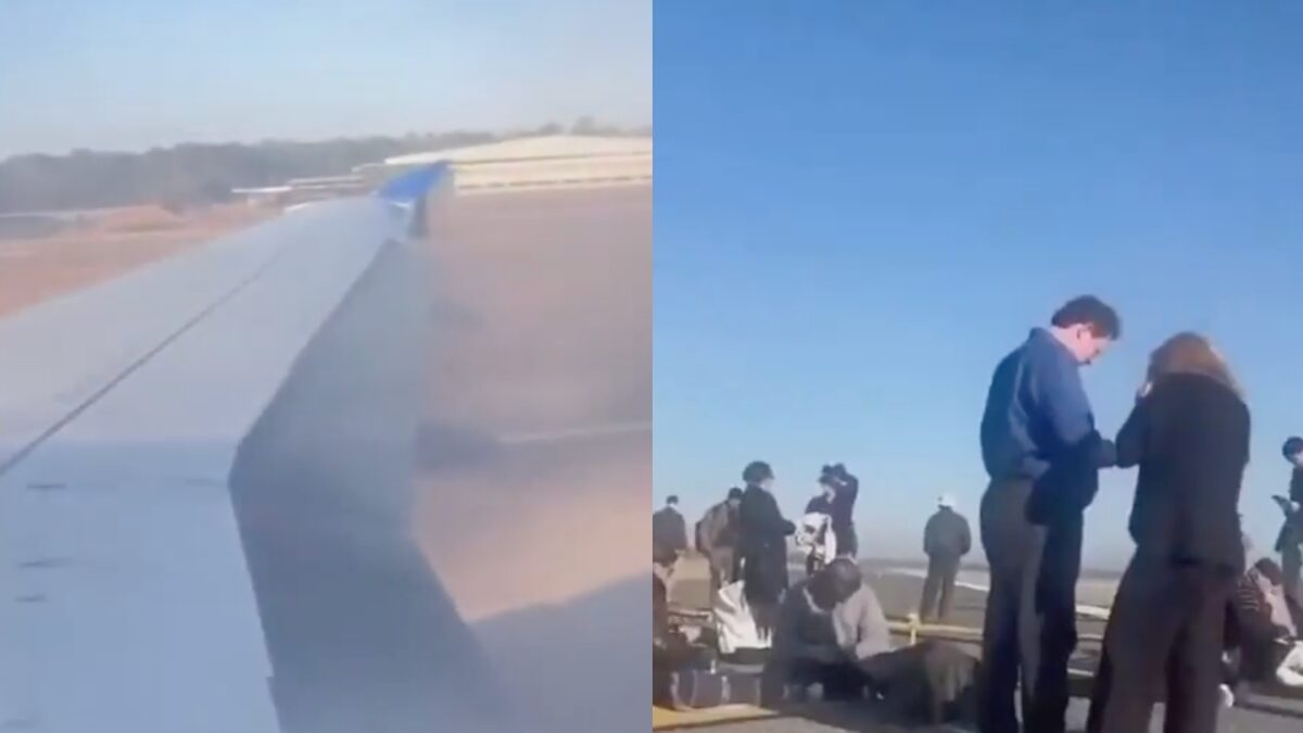 Un avión de United Airlines que volaría de Houston a Nueva York se incendio, antes del despegue, debido a una falla con el motor.