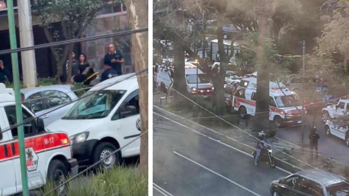 Una balacera en la Narvarte, en la alcaldía Benito Juárez, dejó un muerto y dos heridos.