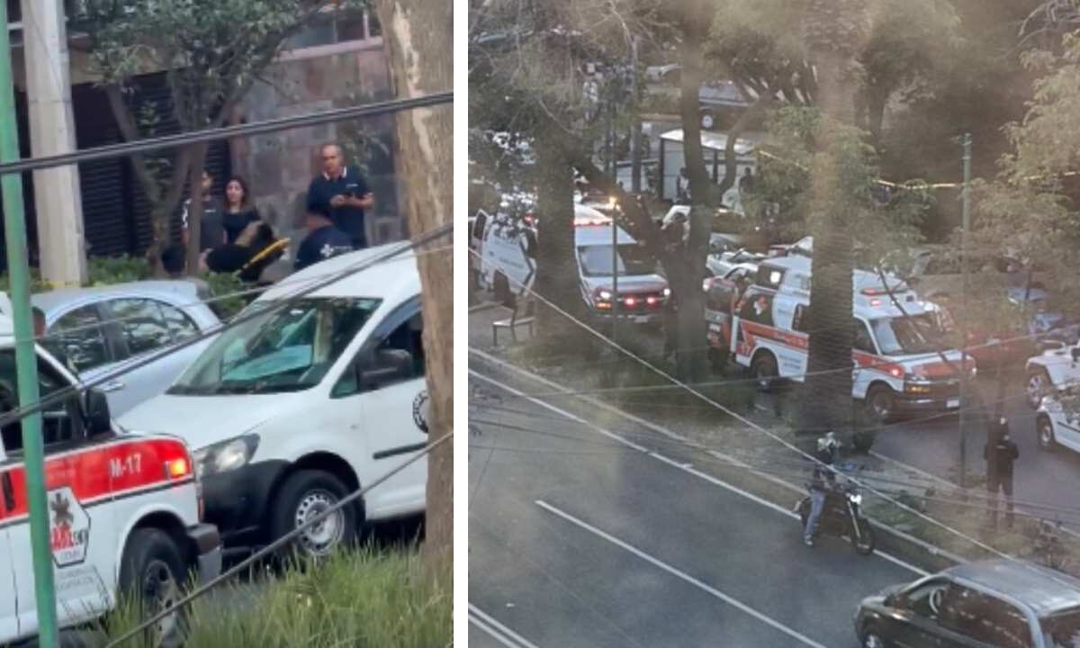 Una balacera en la Narvarte, en la alcaldía Benito Juárez, dejó un muerto y dos heridos.