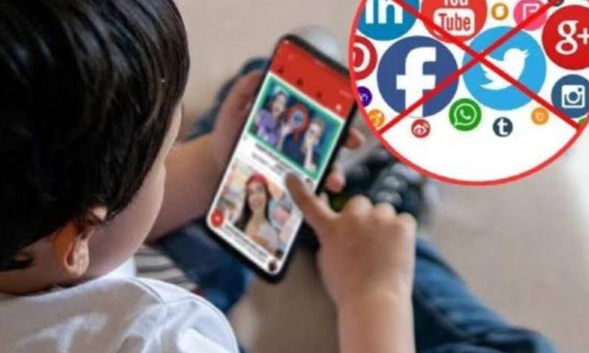 Prohibición de redes sociales para menores de 14 años