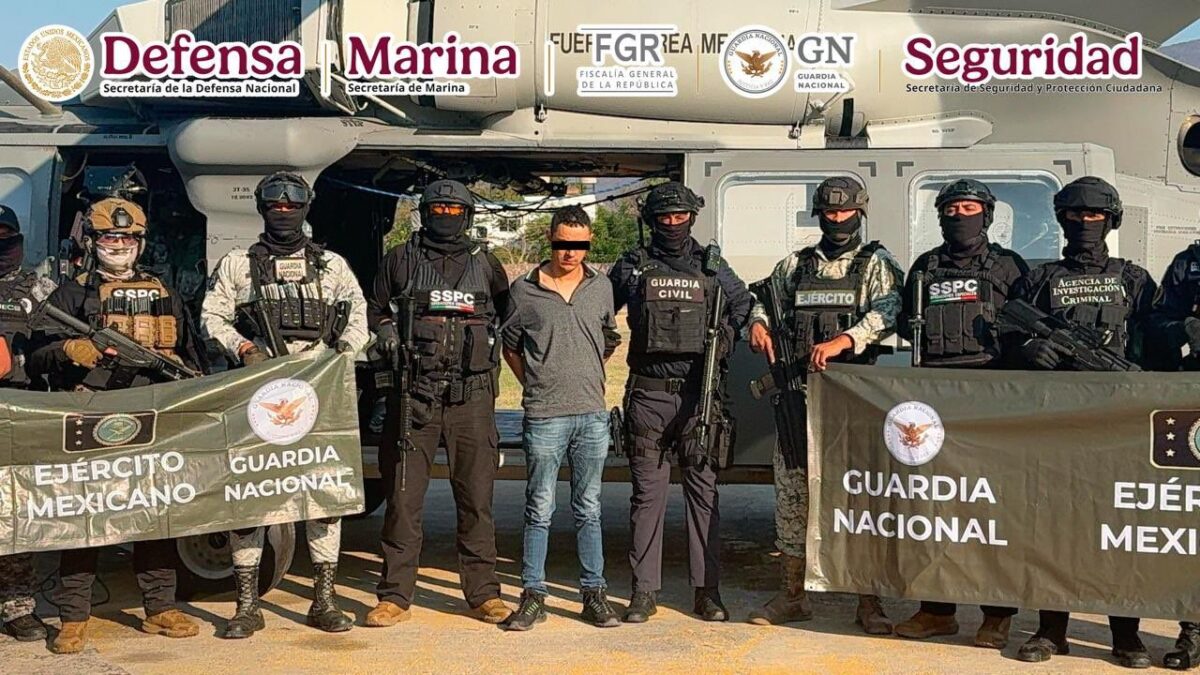 Fuerzas Federales detuvieron a Gerardo "N" alías "La Silla" operador de los Blancos de Troya y extorsionador de limoneros en Apatzingán.