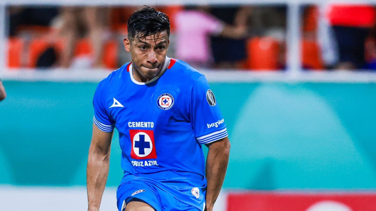 Ángel Sepúlveda, autor del primer gol de Cruz Azul ante el Real Hope.