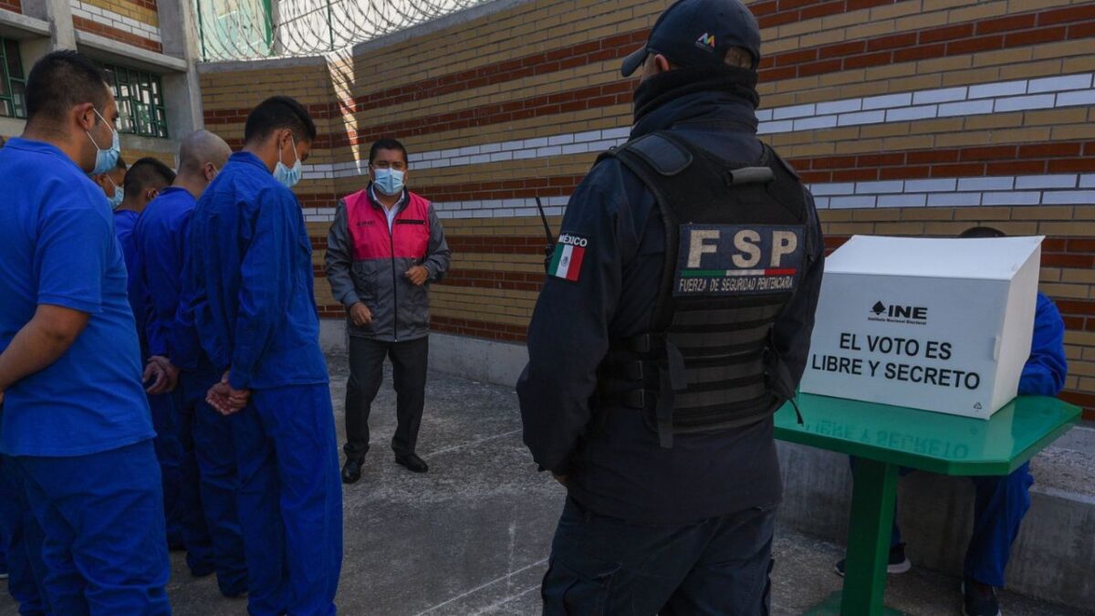 Descarta el Instituto Nacional Electoral (INE) voto en prisiones para elección judicial.