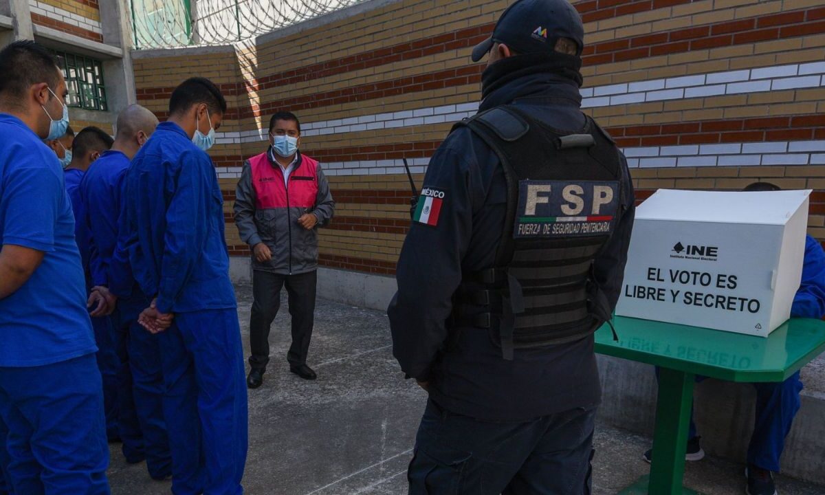 Descarta el Instituto Nacional Electoral (INE) voto en prisiones para elección judicial.