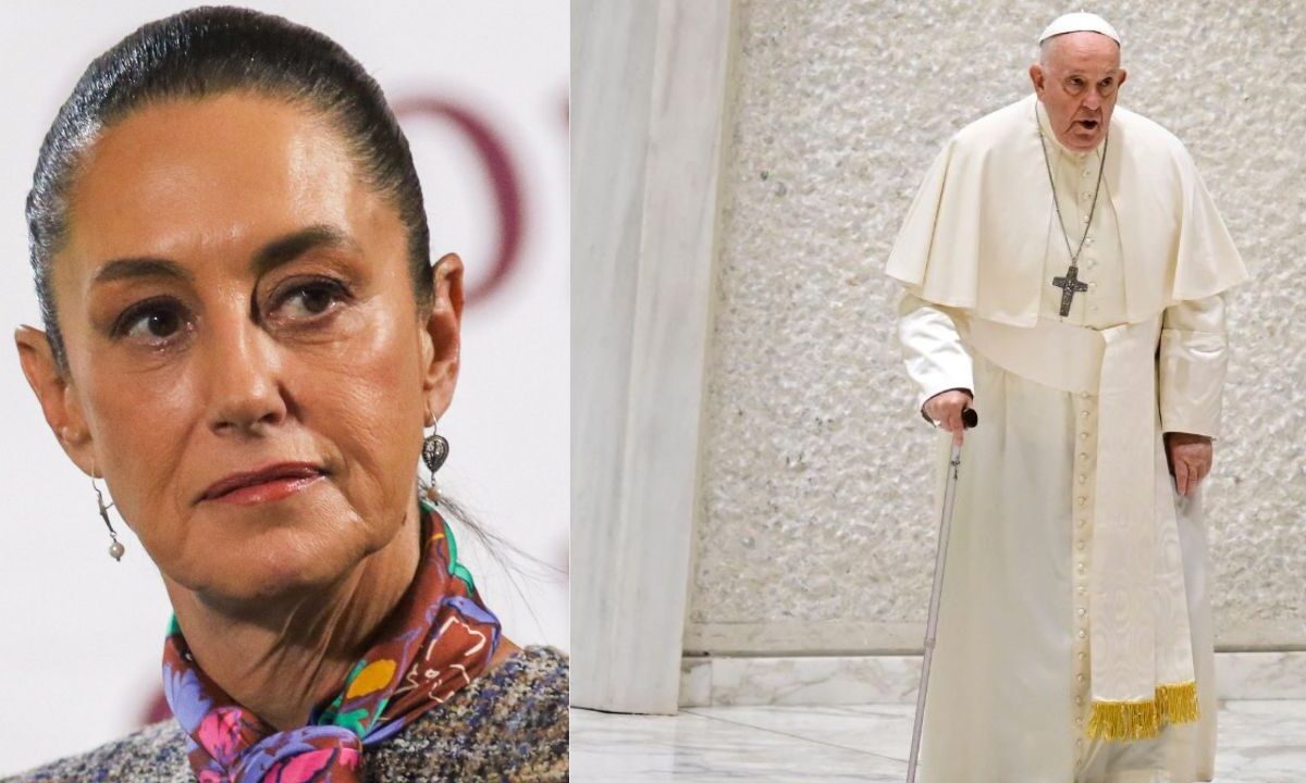 Claudia Sheinbaum le deseó, en su cuenta de X, pronta recuperación al papa Francisco, quien se encuentra en estado crítico de salud.