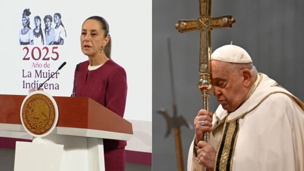 Sheinbaum espera recuperación del Papa Francisco