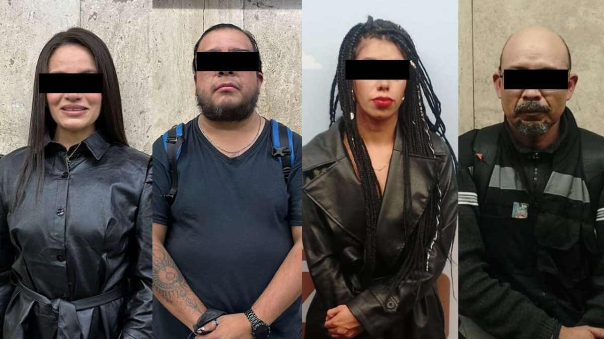 Detienen a 4 personas por realizar una sesión de fotos eróticas en el Metro de la Ciudad de México.