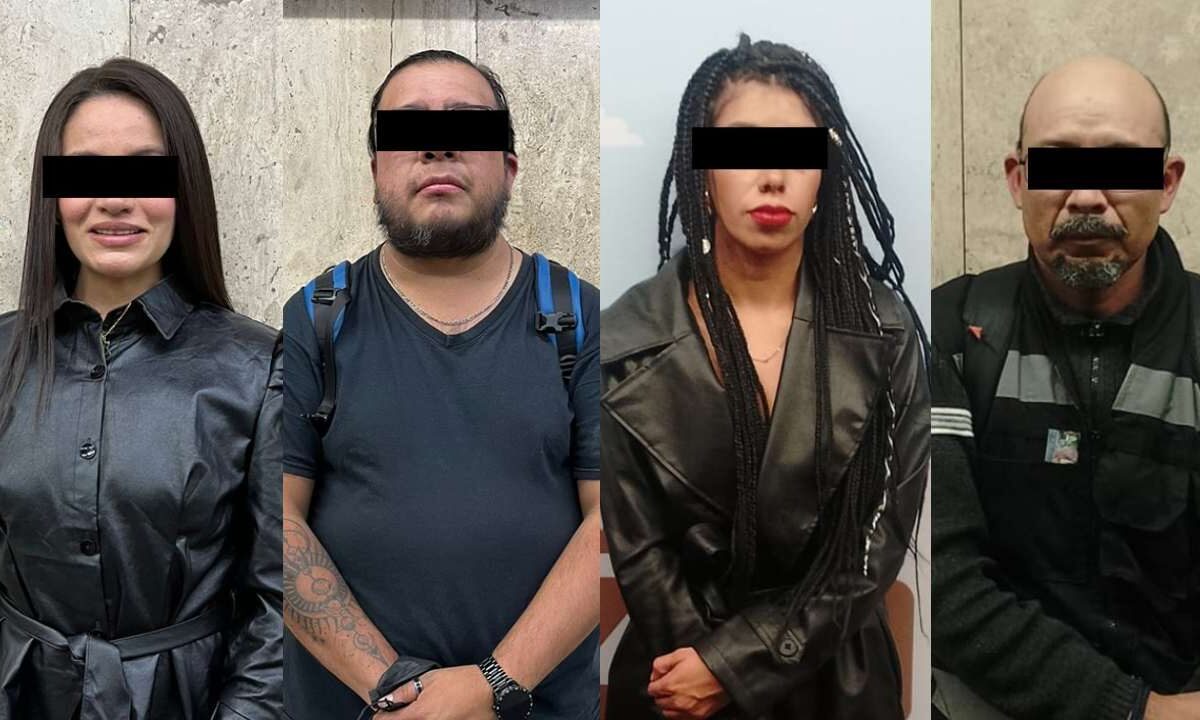 Detienen a 4 personas por realizar una sesión de fotos eróticas en el Metro de la Ciudad de México.