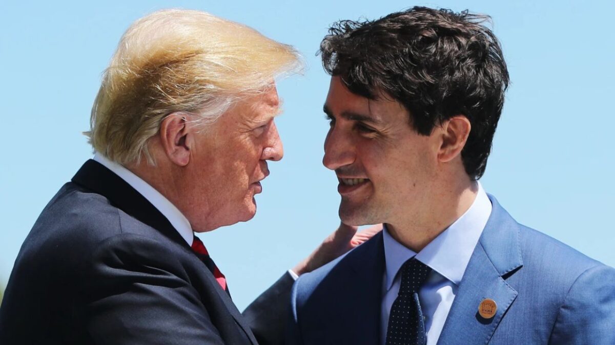 Donald Trump se reunió con Trudeau tras crisis arancelaria