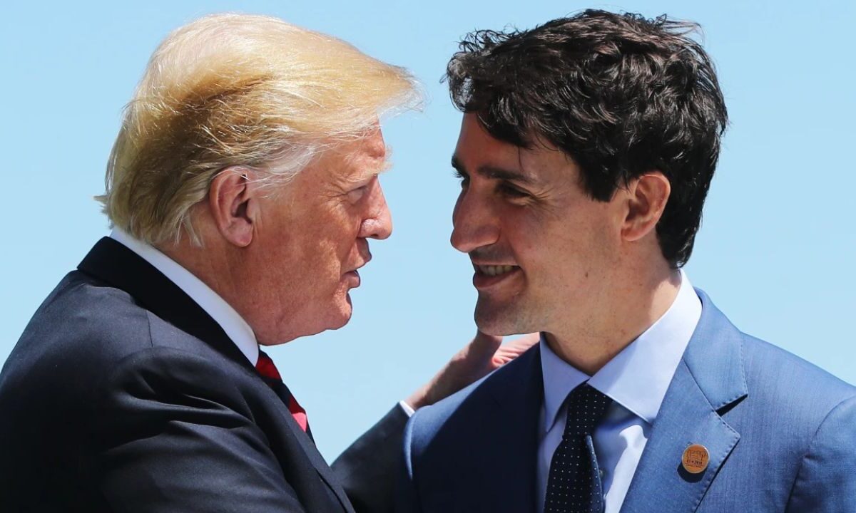 Donald Trump se reunió con Trudeau tras crisis arancelaria