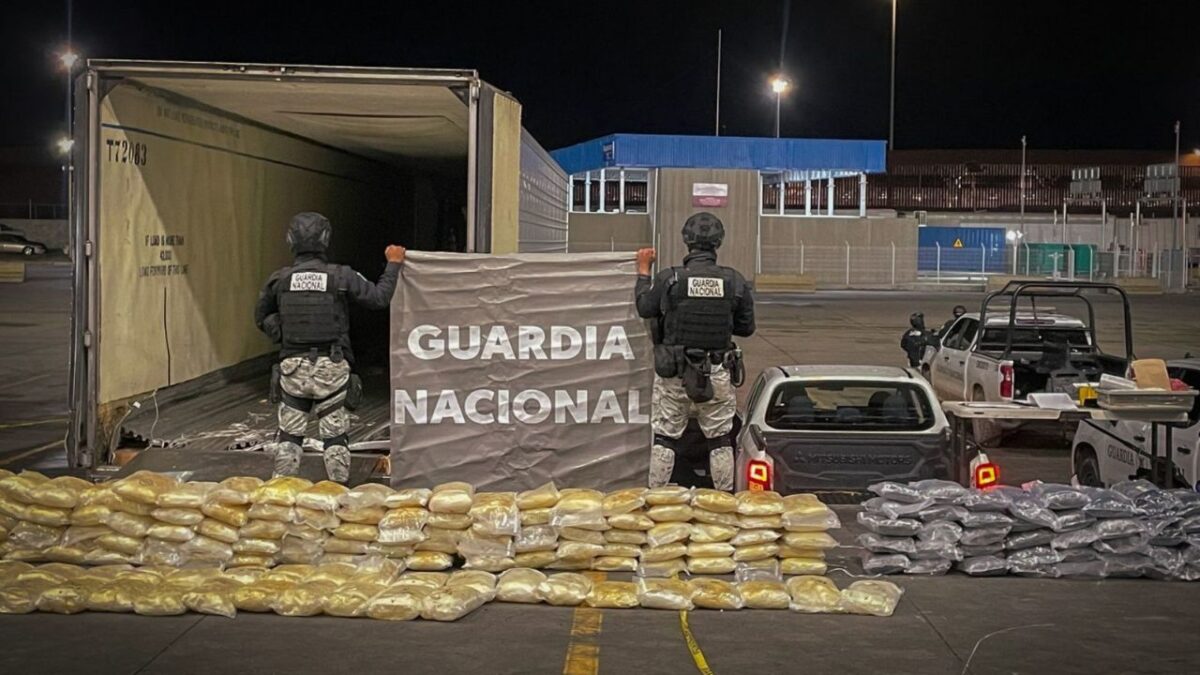 En 12 días, aseguradas 9.9 toneladas de metanfetamina en la frontera.