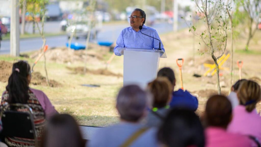 El Gobierno de Escobedo, Nuevo León, inició con la segunda etapa de "Pulmones Urbanos" en la se sembrarán más de mil árboles.