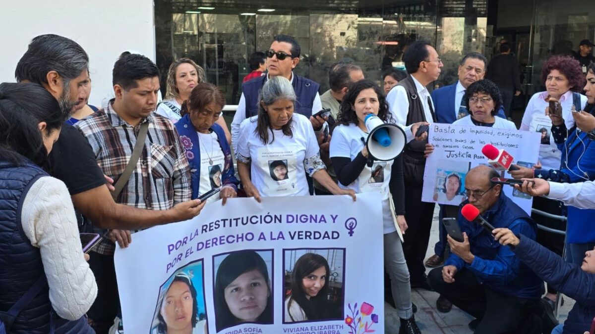 Los familiares de víctimas de feminicida de Iztacalco piden entrega de resultados de investigación a la Fiscalía CDMX.