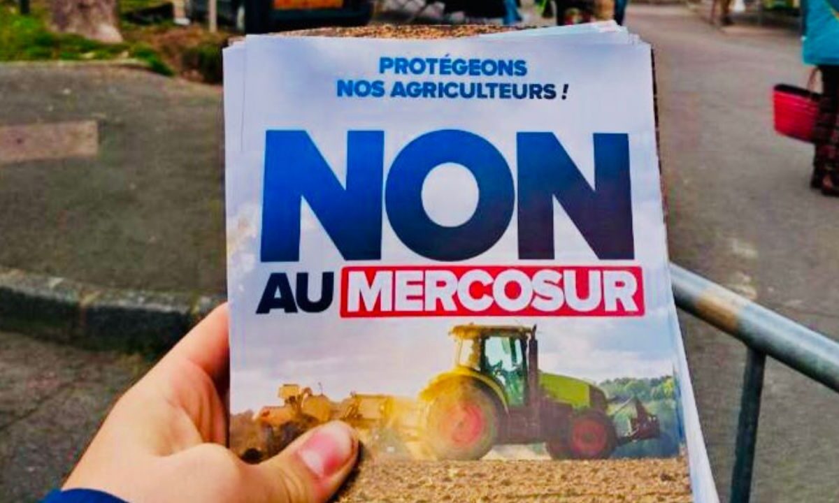 Francia, que lidera los países europeos que se oponen al Mercosur, lo considera “inaceptable”.