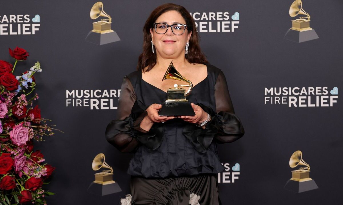 Durante la ceremonia previa a los Grammys que se realizaron en Los Ángeles, California la mexicana Gabriela Ortiz, integrante de la Facultad de Música de la Universidad Nacional Autónoma de México (UNAM), se llevó un gramófono.