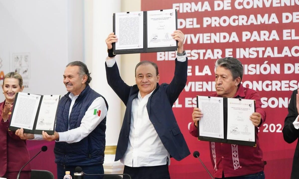 Alfonso Durazo destacó que con la coordinación con el Gobierno Federal las familias Sonorenses tienen más acceso a créditos de vivienda.