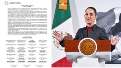 Gobernadores respaldaron a Claudia Sheinbaum, quién rechazó las acusaciones de que México tiene vínculos con los grupos criminales.