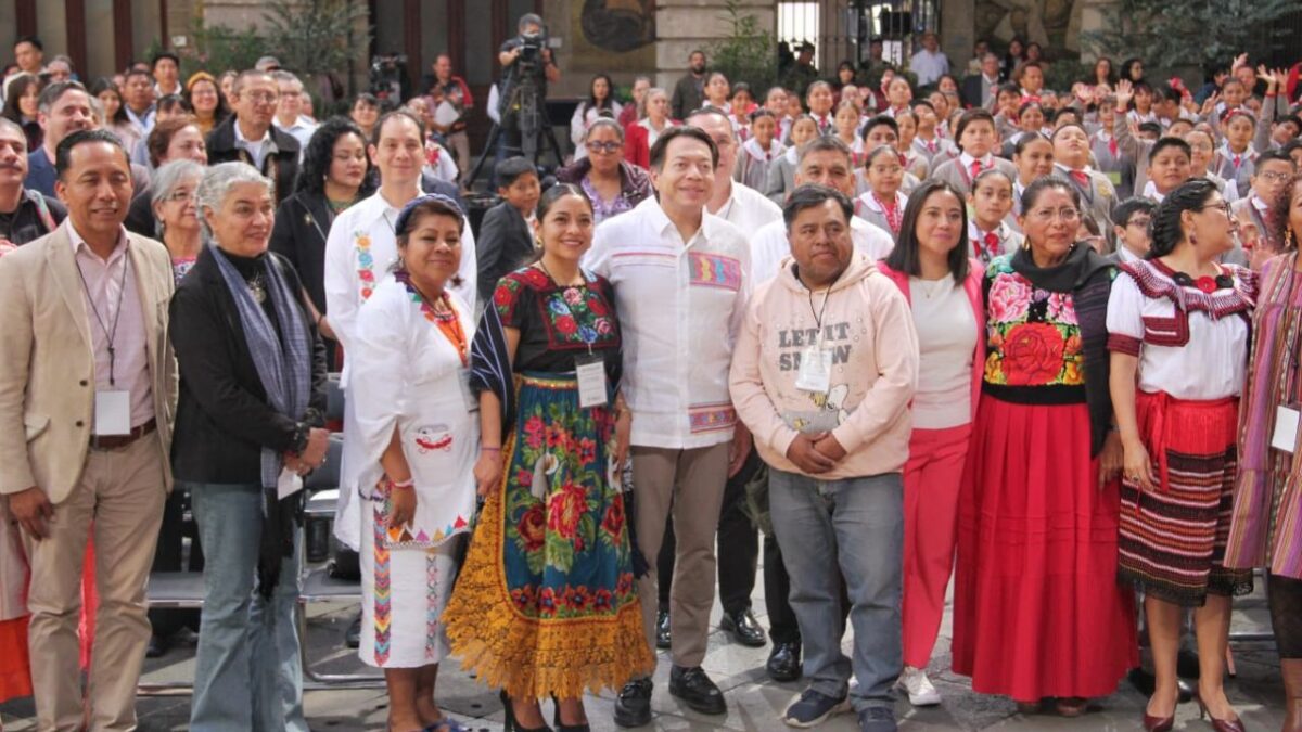 Mario Delgado señaló que el Gobierno trabaja para reconocer la diversidad y riqueza de las lenguas y culturas indígenas y afromexicanas.