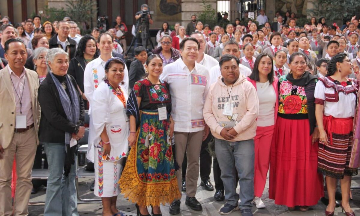 Mario Delgado señaló que el Gobierno trabaja para reconocer la diversidad y riqueza de las lenguas y culturas indígenas y afromexicanas.