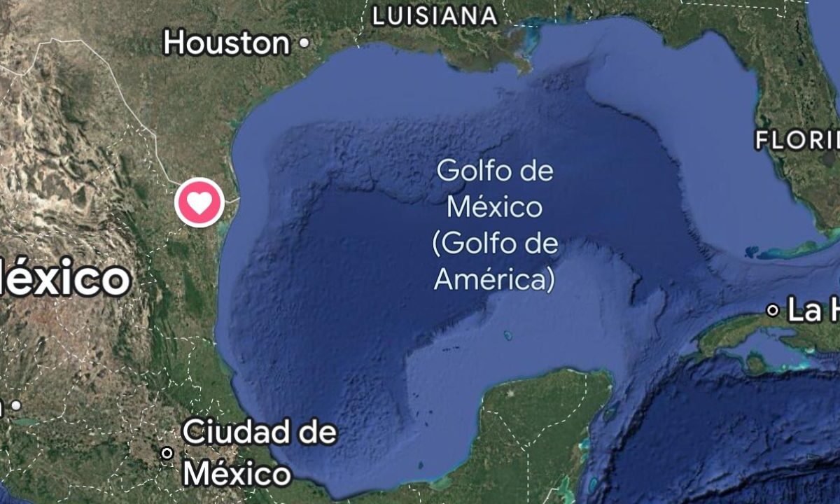 Google actualiza nombre del Golfo de México a 'Golfo de América'