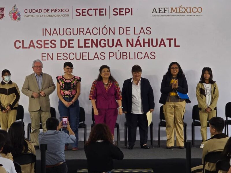 Habrá clases de náhuatl en 78 secundarias de la CDMX