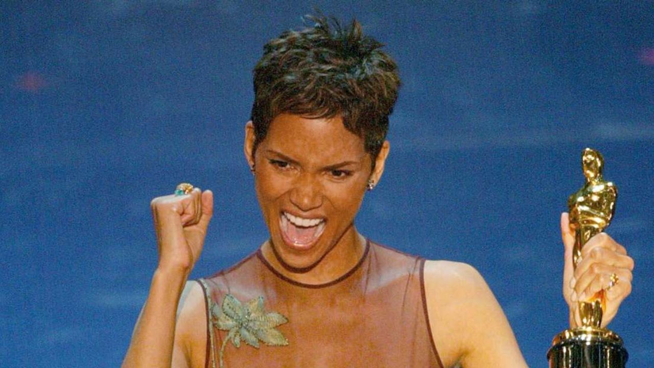 Halle Berry ganadora del Oscar en 2002