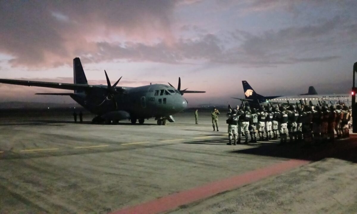 Despliegue de la guardia nacional en la frontera