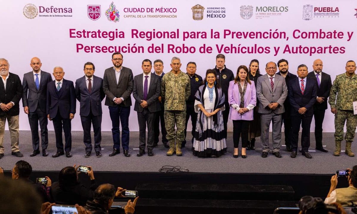 Clara Brugada anunció la instalación del Gabinete Metropolitano de Control y Protección de Vehículos.