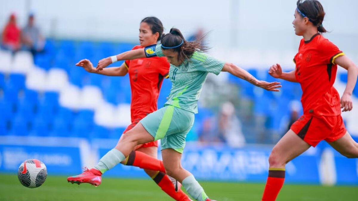 La selección femenil de México le gana a China