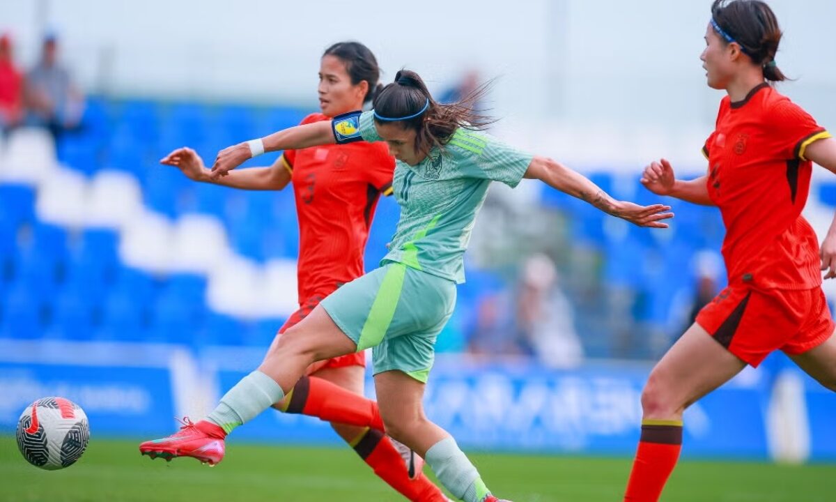 La selección femenil de México le gana a China