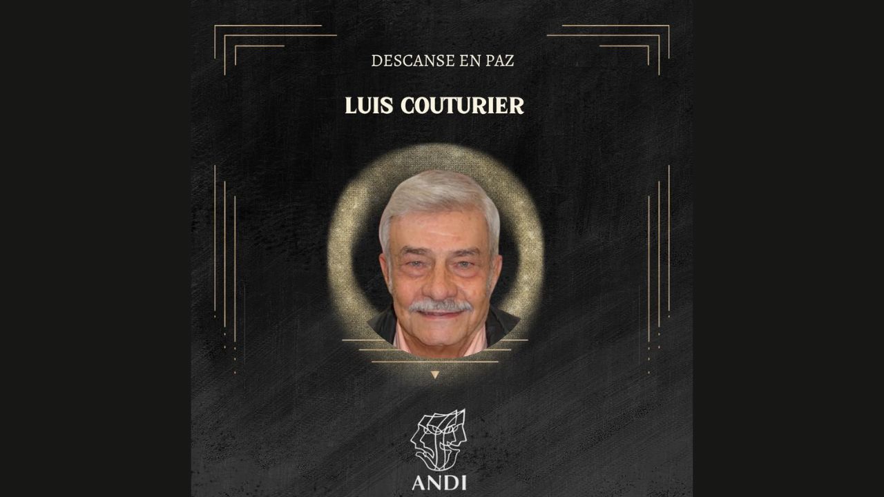 La Asociación Nacional de Interpretes informó sobre la muerte del actor de cine y televisión Luis Couturier a los 84 años de edad.