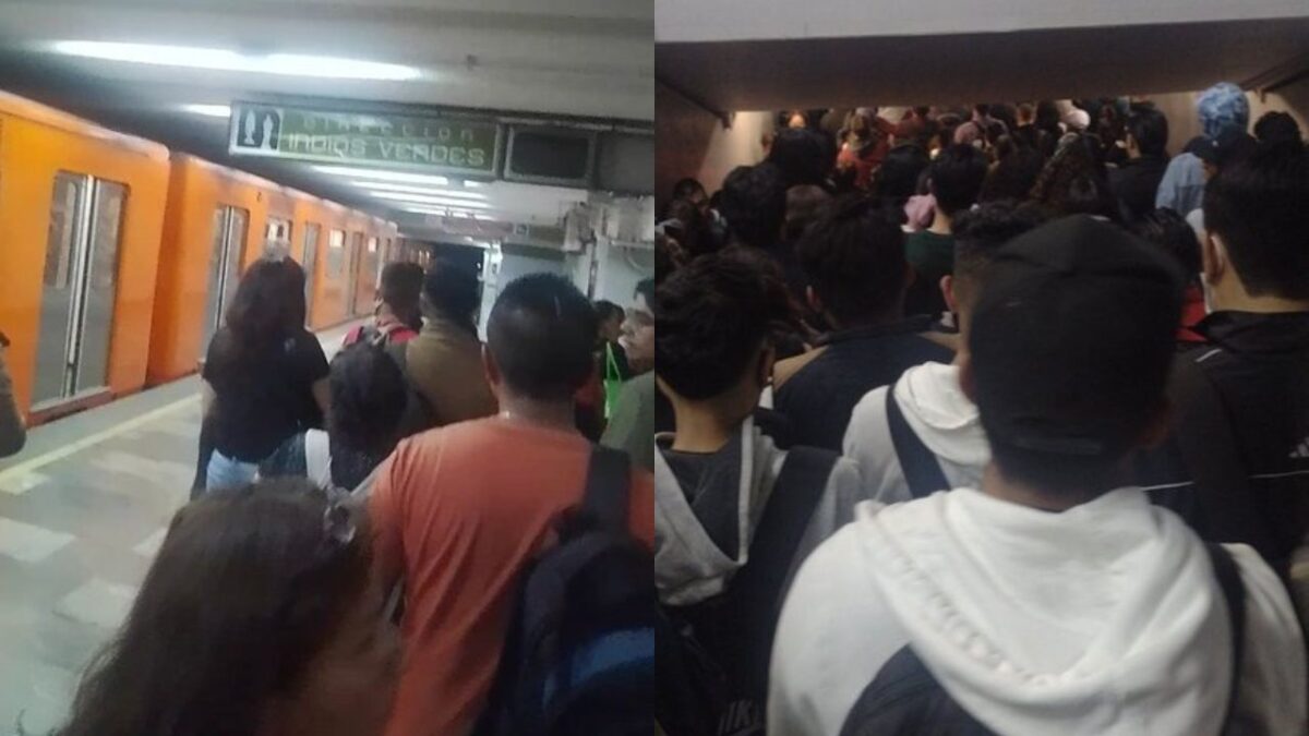 Caos en Metro Guerrero de la Línea 3 por presunta persona que se arrojó a las vías.