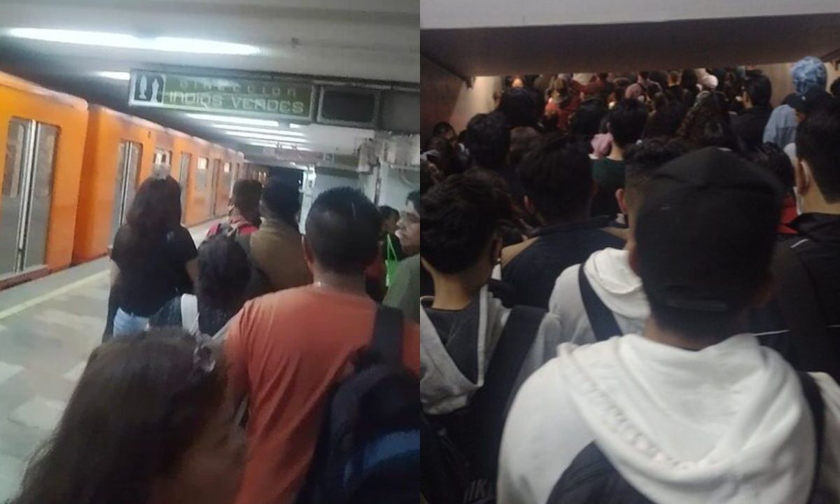 Caos en Metro Guerrero de la Línea 3 por presunta persona que se arrojó a las vías.