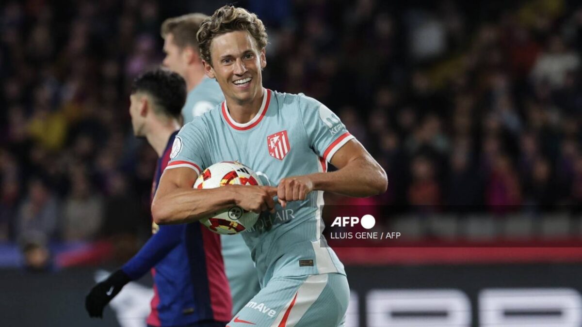 El Atlético de Madrid empató de último minuto al Barcelona, en la ida de las semifinales de la Copa del Rey.