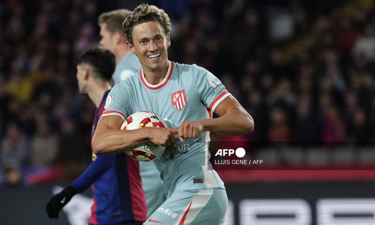 El Atlético de Madrid empató de último minuto al Barcelona, en la ida de las semifinales de la Copa del Rey.