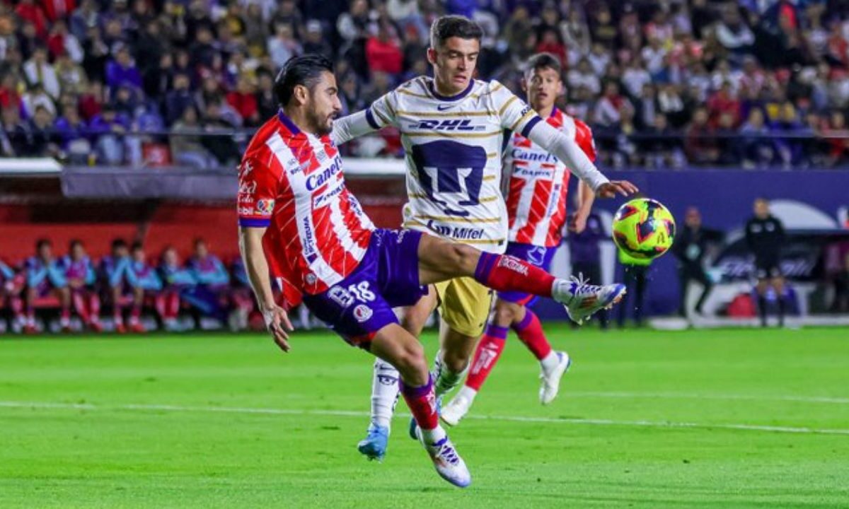 Pumas derrota al Atlético de San Luis en el Alfonso Lastras.