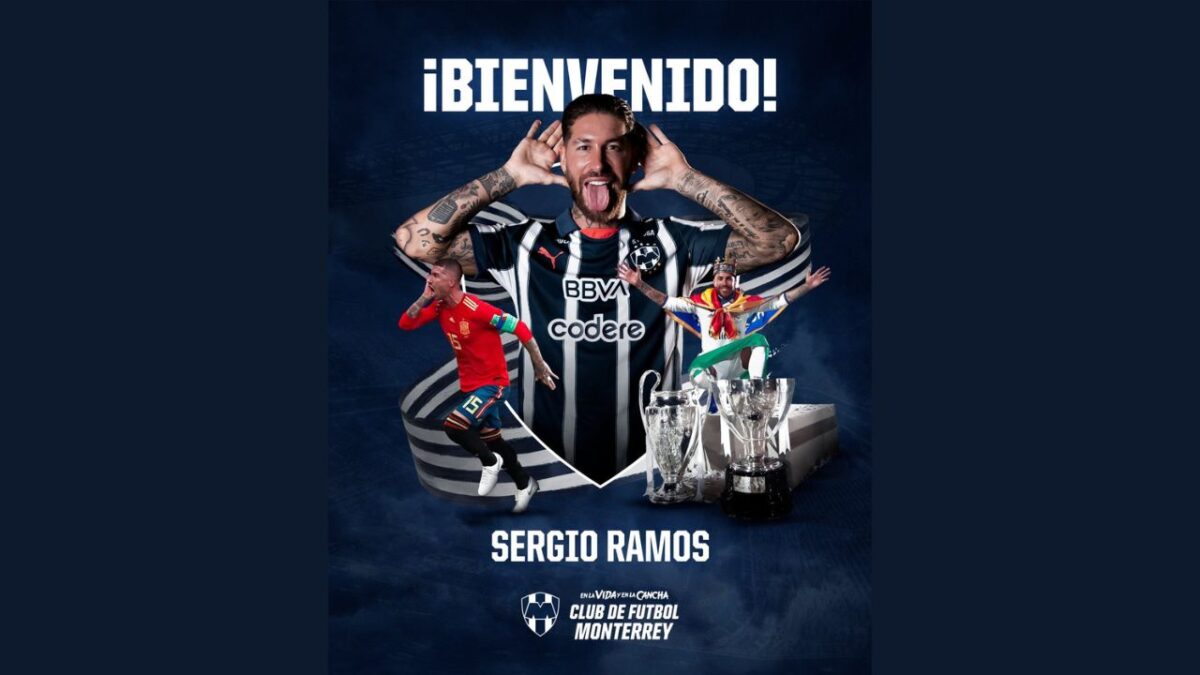 Rayados hizo oficial la llegada de Sergio Ramos con Monterrey, tras una carrera anteriormente realizada en el futbol europeo únicamente.