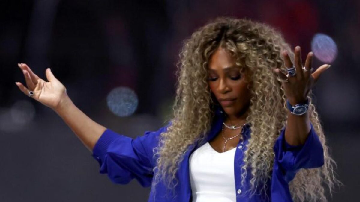 Serena Williams durante el Super Bowl 2025.