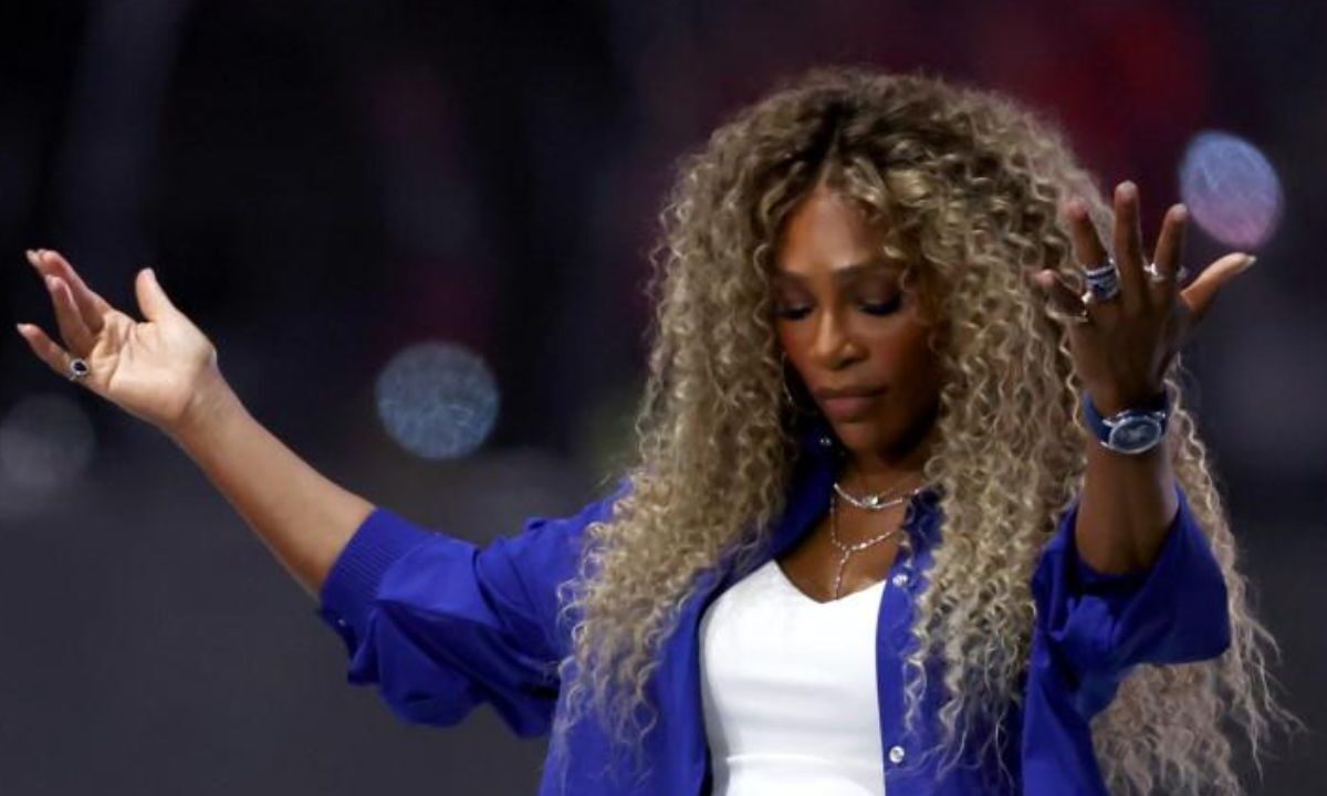 Serena Williams durante el Super Bowl 2025.