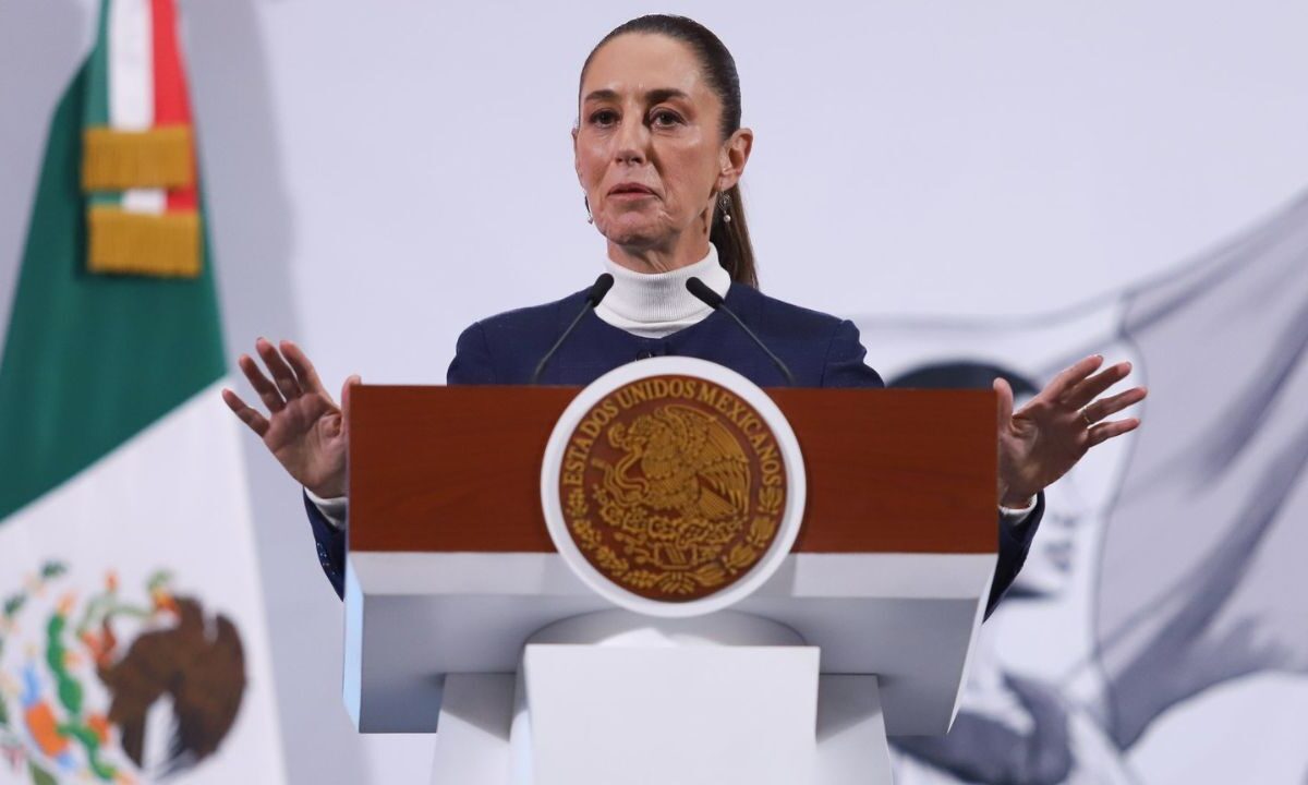 La presidenta Claudia Sheinbaum reprochó que el tráfico de armas de EU a México ha llegado a tal punto, que se hasta se venden lanzacohetes.