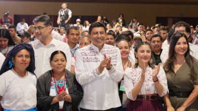 Salomón Jara inauguró el Congreso de las Comunidades Indígenas y Afromexicanas de Oaxaca para fortalecer el Plan Nacional de Desarrollo.