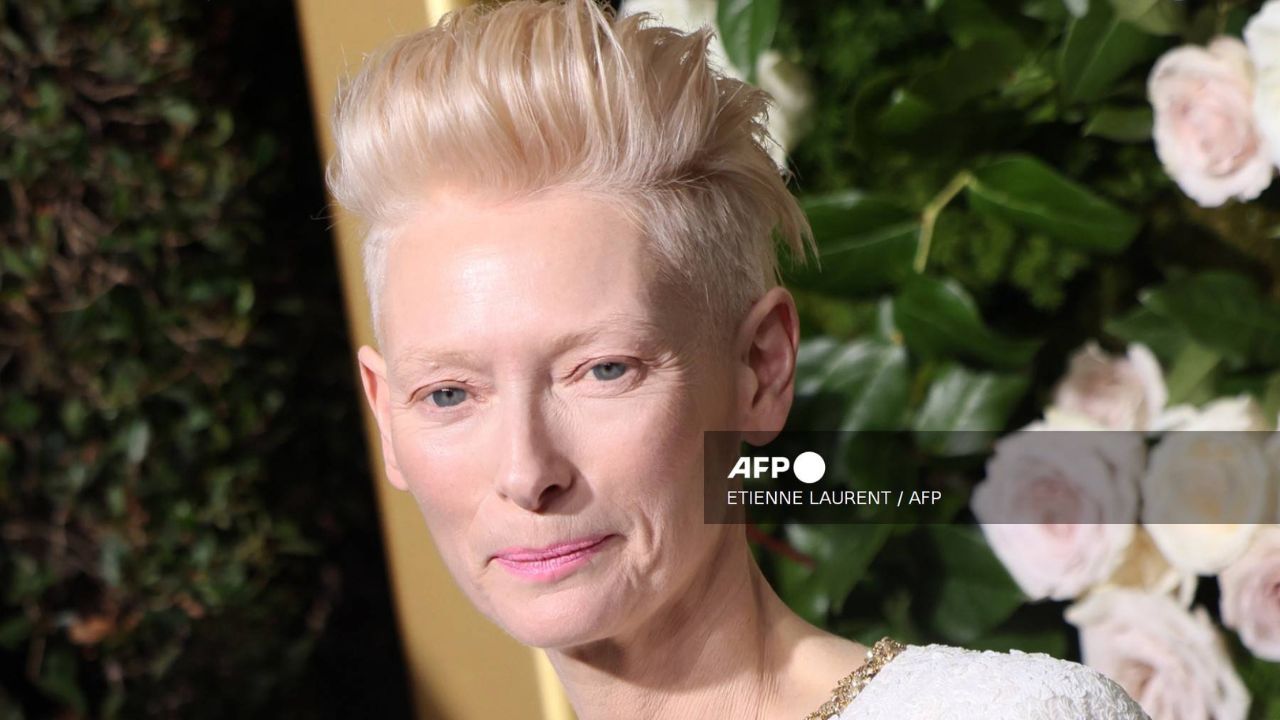 Tilda Swinton, actriz de origen escocés.