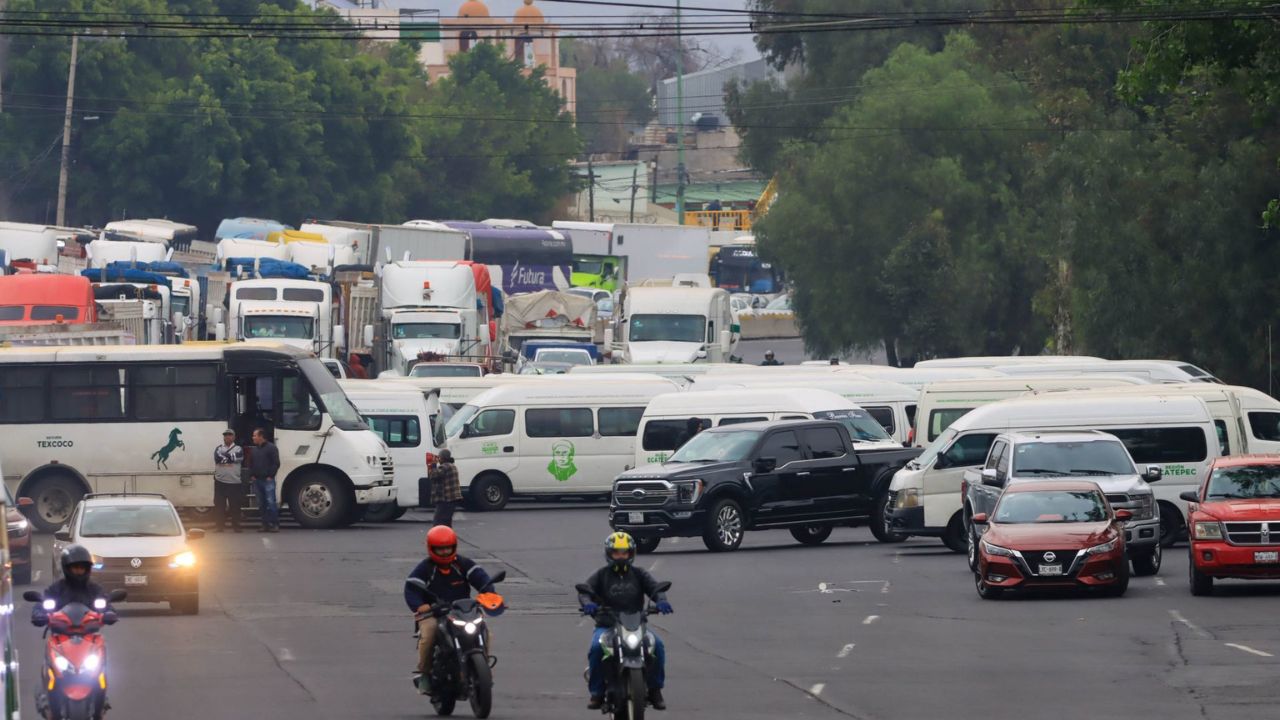 Transportistas desquiciaron movilidad en Valle de México