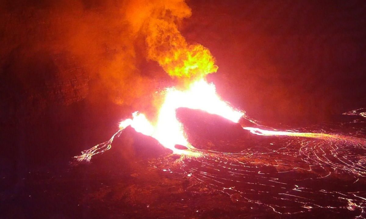 Volcán Kilauea vuelve a hacer erupción en Hawái