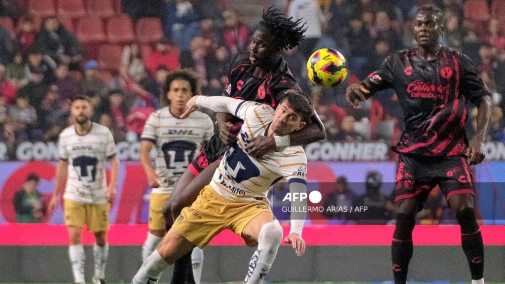 Xolos golea 4-2 a Pumas en la frontera tijuanense