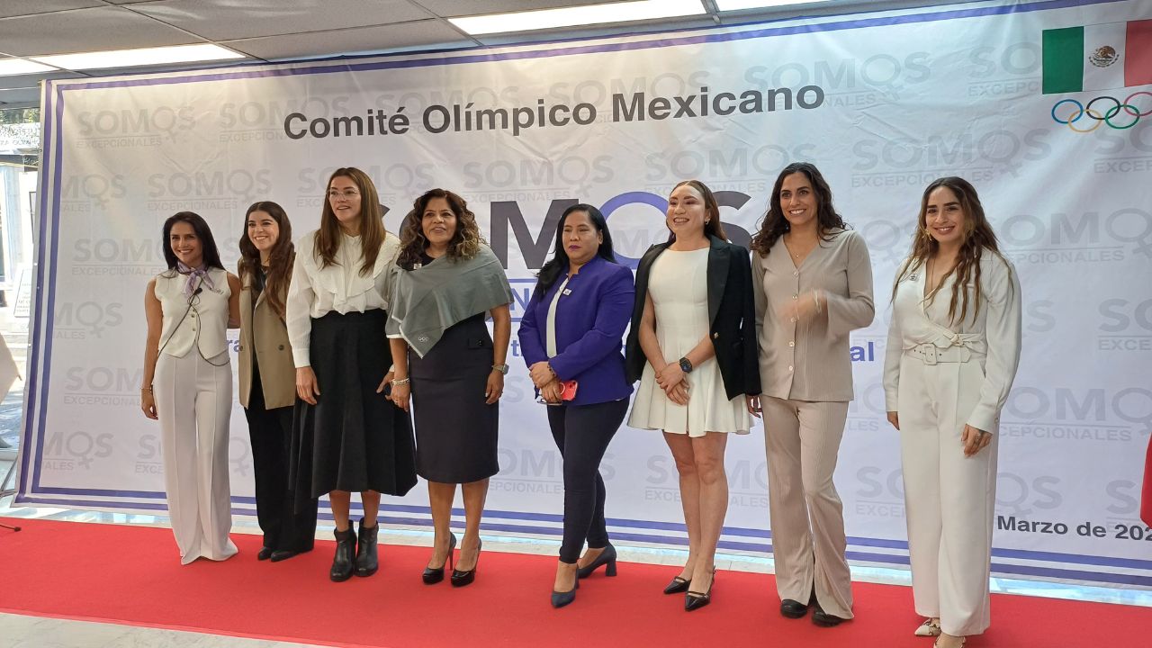 El Comité Olímpico Mexicano realizó el evento  "Somos Excepcionales”, para celebrar la participación de las mujeres en los deportes 