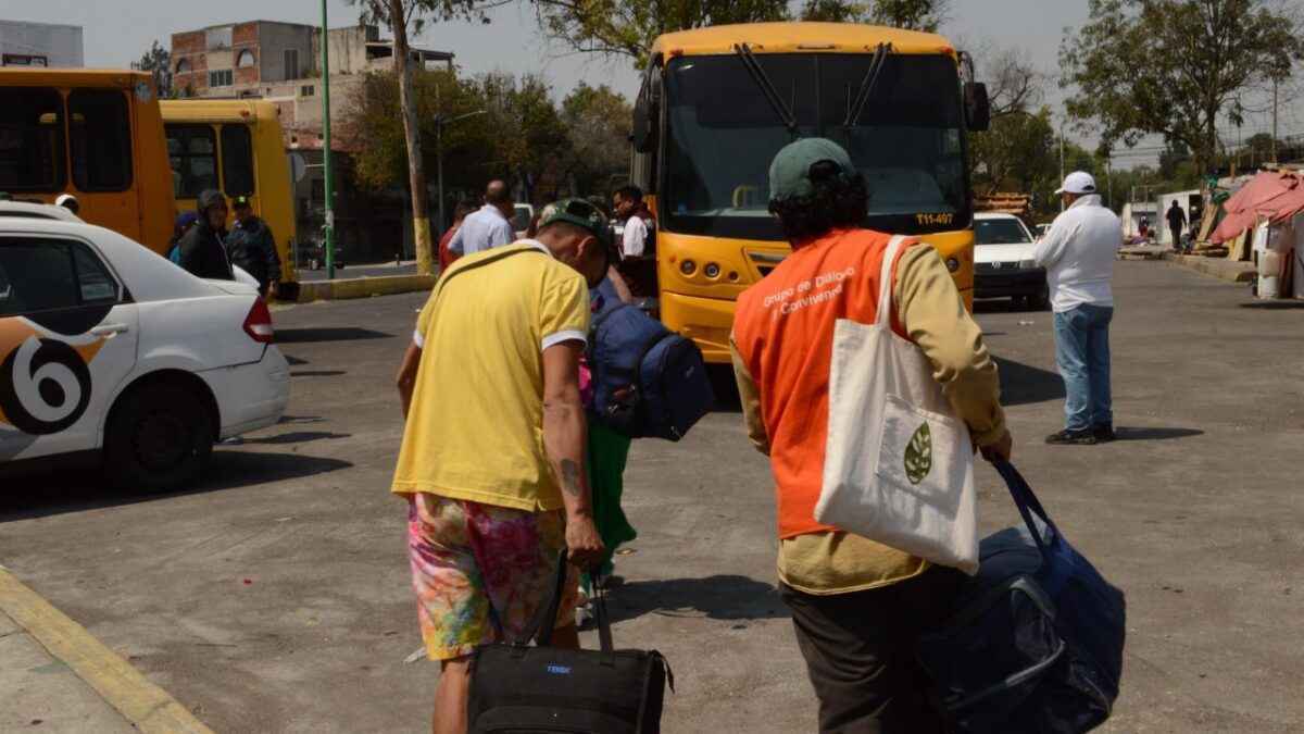 El grupo de personas en situación de tránsito habitaba en un campamento localizado en la alcaldía Gustavo A. Madero