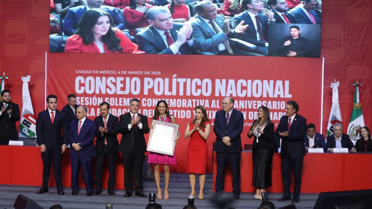 El Consejo Político Nacional del PRI realizó la sesión solemne conmemorativa del 96 aniversario del partido