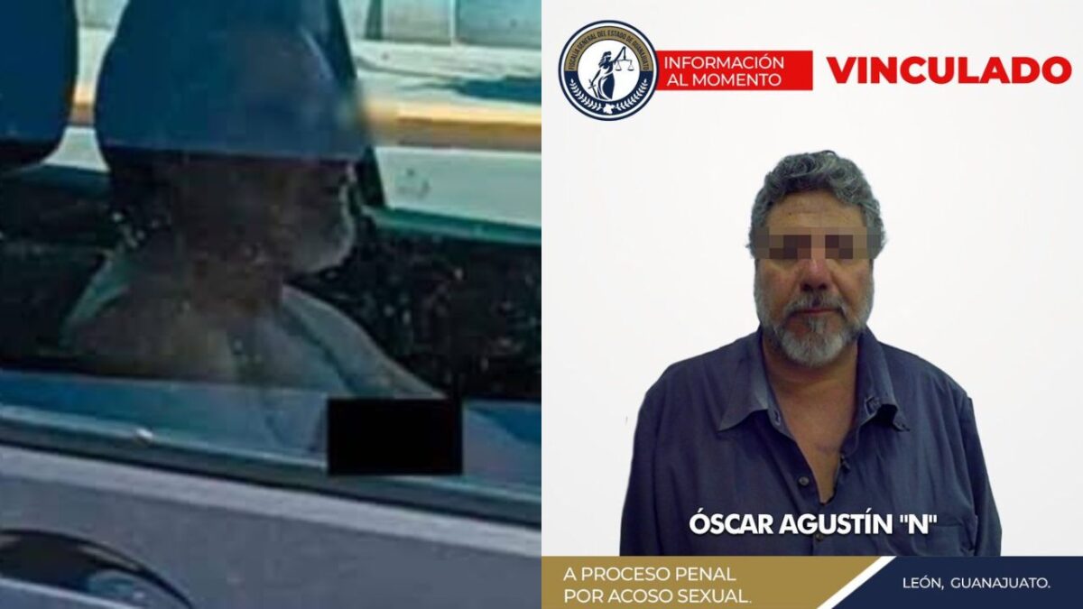 Conductor fue vinculado a proceso por acosar desnudo a una joven que estaba esperando un autobús en León.